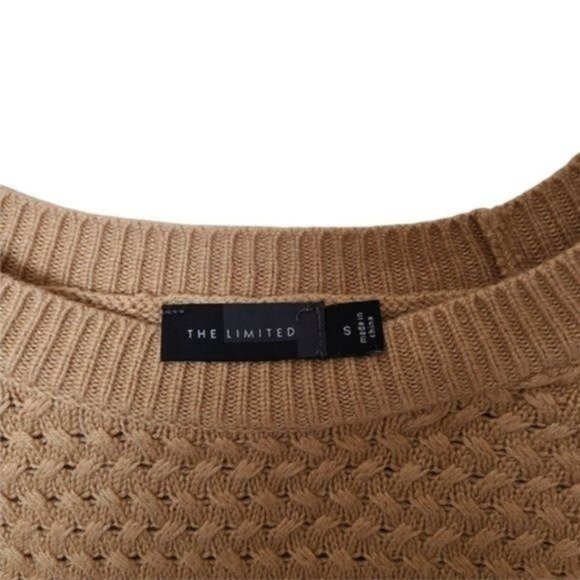 The Limited  Tan Sweater Wool Alpaca Blend size S‎ Small - Picture 5 of 10